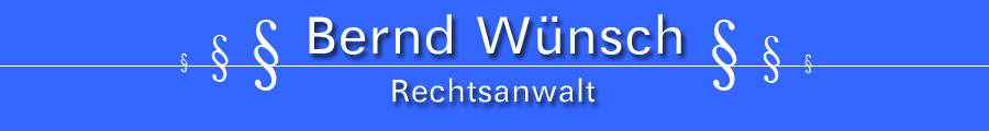 Berlin Wilmersdorf / Rechtsanwalt Bernd Wünsch